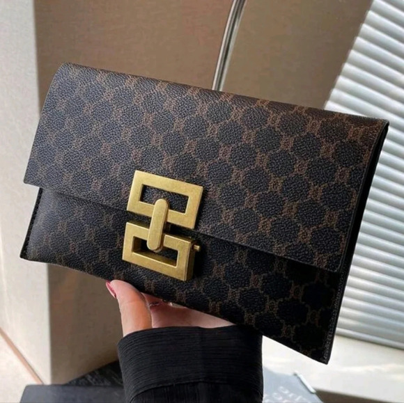 Handbags - Women's Luxury Printed Clutch Bag